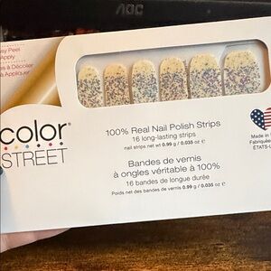Color Street Less Bitter, More Glitter Nail Strips